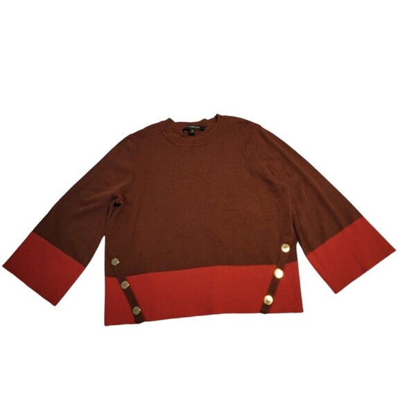 Marc New York Brown Rust Pullover Sweater Sz S Small‎ Classic Career - Picture 1 of 10